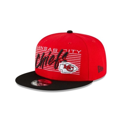 Red Kansas City Chiefs Hat - New Era NFL Retro 9FIFTY Snapback Caps USA8765941